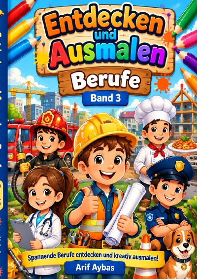 'Cover von Entdecken und Ausmalen – Berufe'-Cover