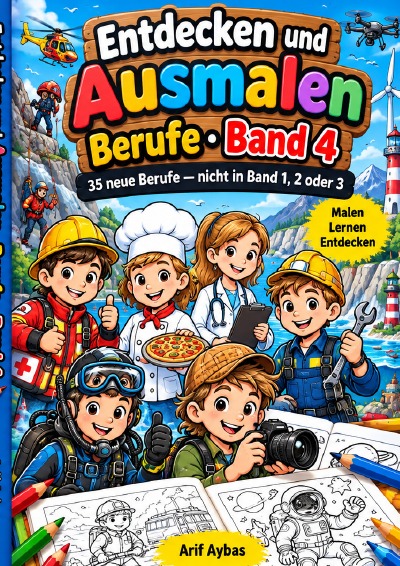 'Cover von Entdecken und Ausmalen – Berufe'-Cover