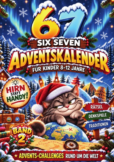 'Cover von 67 Six-Seven Adventskalender für Kinder 8–12 Jahre'-Cover