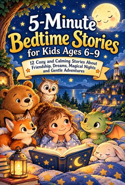 'Cover von 5-Minute Bedtime Stories for Kids Ages 6–9'-Cover