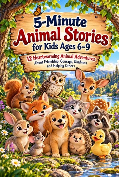 'Cover von 5-Minute Animal Stories for Kids Ages 6–9'-Cover