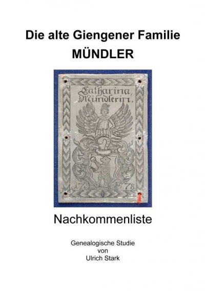 'Cover von Die alte Giengener Familie MÜNDLER'-Cover