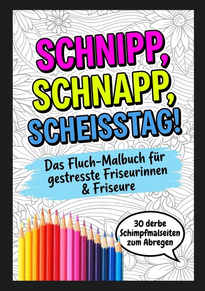 'Cover von Fluchmalbuch Friseur'-Cover