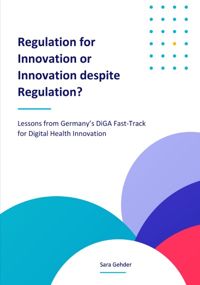 'Cover von Regulation for Innovation or Innovation despite Regulation?'-Cover