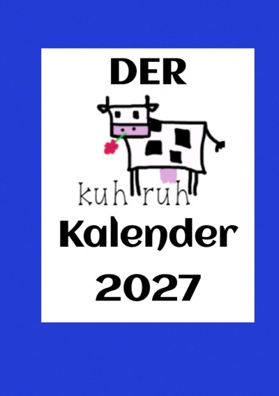 'Cover von Der kuhruh Kalender 2027'-Cover