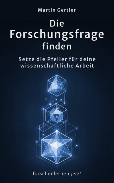 'Cover von Die Forschungsfrage finden'-Cover