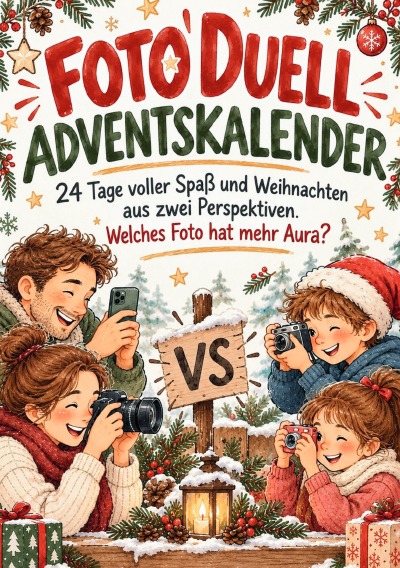 'Cover von Foto Duell Adventskalender. Das Foto Challenge Buch für die Familie'-Cover