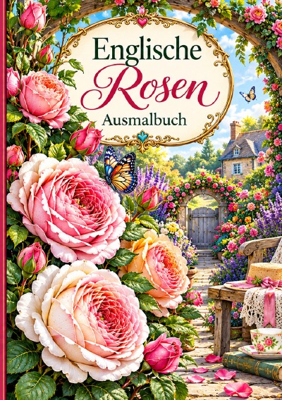 'Cover von Ausmalen Rosen'-Cover