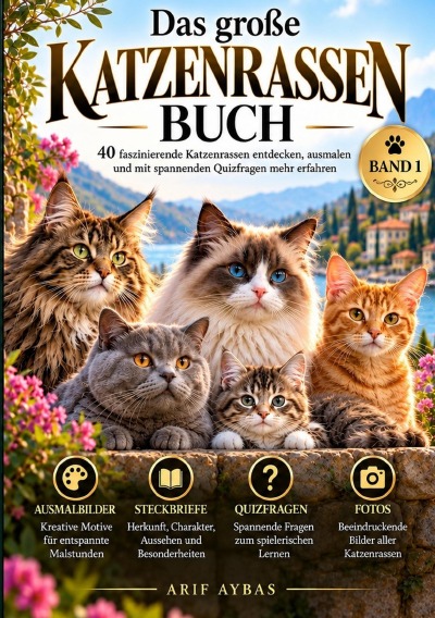 'Cover von Das große Katzenrassen-Buch'-Cover