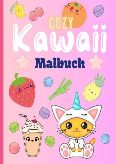 'Cover von Cozy Kawaii Malbuch'-Cover