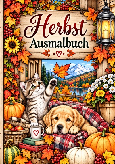 'Cover von Herbst Ausmalbuch'-Cover