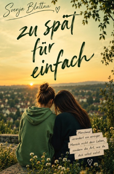 'Cover von zu spät für einfach'-Cover
