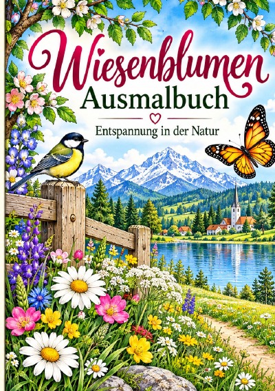 'Cover von Wiesenblumen ausmalen'-Cover