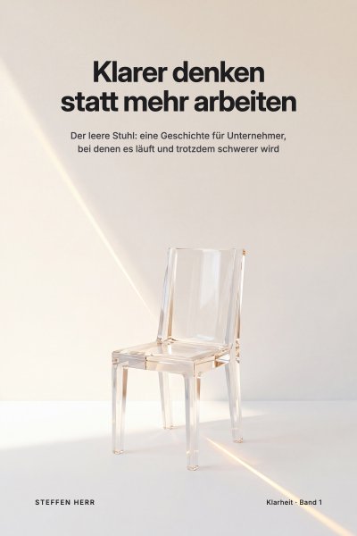 'Cover von Klarer denken statt mehr arbeiten'-Cover