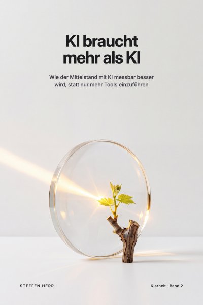 'Cover von KI braucht mehr als KI'-Cover