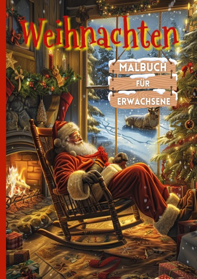 'Cover von Weihnachten Malbuch für Erwachsene'-Cover