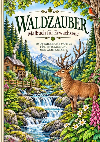 'Cover von Waldzauber Ausmalen'-Cover