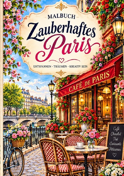 'Cover von Zauberhaftes Paris zum ausmalen'-Cover