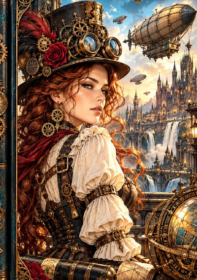 'Cover von Steampunk Ausmalen'-Cover