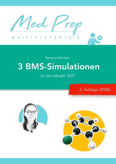 'Cover von 3 BMS-Simulationen für den MedAT'-Cover