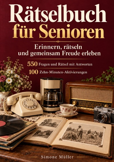 'Cover von Rätselbuch für Senioren'-Cover