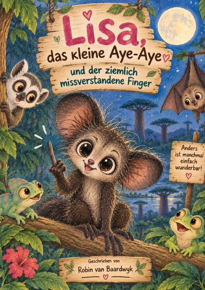 'Cover von Lisa, das kleine Aye Aye und der ziemlich missverstandene Finger'-Cover