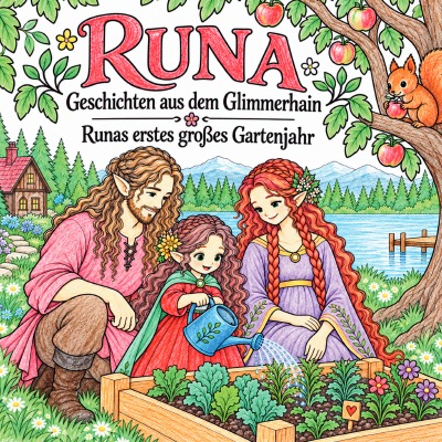 'Cover von Runa Geschichten aus dem Glimmerhain – Runas erstes Gartenjahr'-Cover