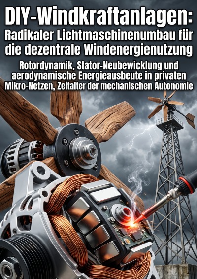 'Cover von DIY-Windkraftanlagen: Radikaler Lichtmaschinenumbau für die dezentrale Windenergienutzung'-Cover