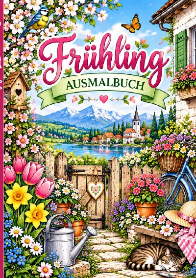 'Cover von Frühling Ausmalen'-Cover