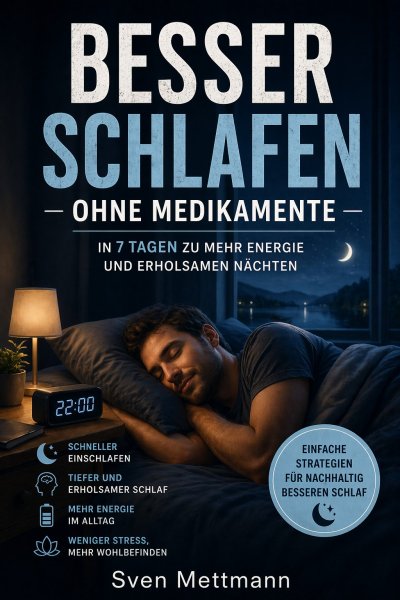 'Cover von Besser schlafen ohne Medikamente In 7 Tagen zu mehr Energie und erholsamen Nächten'-Cover