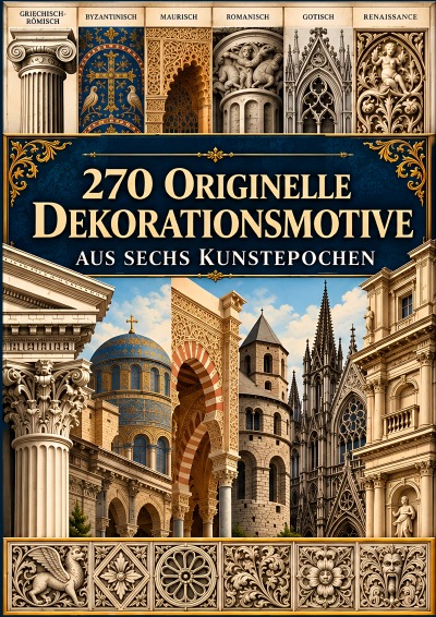'Cover von 270 originelle Dekorationsmotive aus sechs Kunstepochen'-Cover