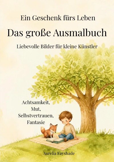 'Cover von Ein Geschenk fürs Leben – Das große Ausmalbuch'-Cover