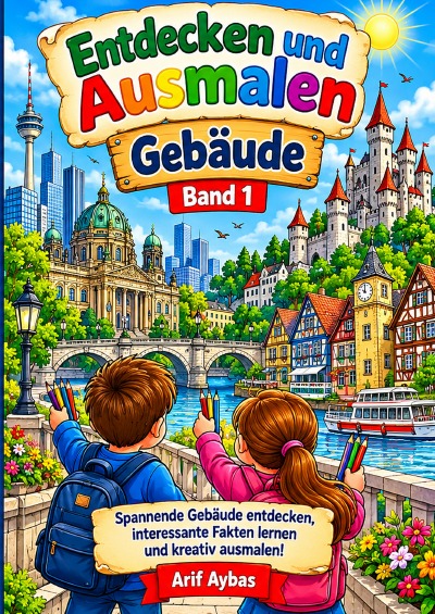 'Cover von Entdecken und Ausmalen Gebäude – Band 1'-Cover