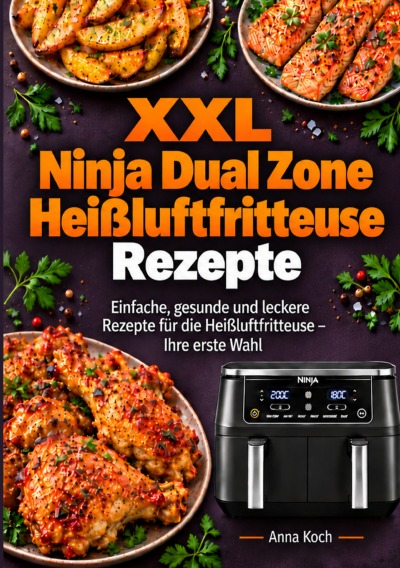 'Cover von XXL Ninja Dual Zone Heißluftfritteuse Rezepte'-Cover