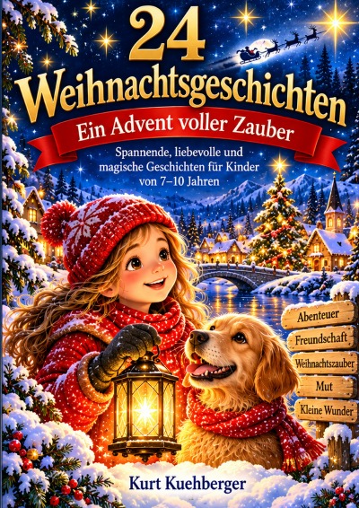 'Cover von 24 Weihnachtsgeschichten – Ein Advent voller Zauber'-Cover