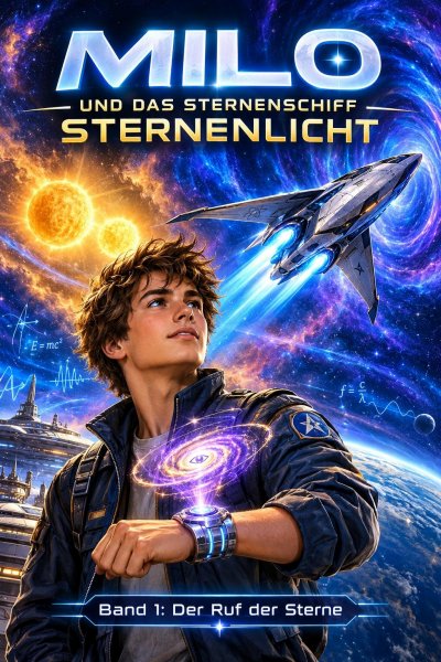 'Cover von Milo und das Sternenschiff Sternenlicht – Der Ruf der Sterne'-Cover