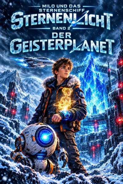 'Cover von Milo und das Sternenschiff Sternenlicht – Der Geisterplanet'-Cover