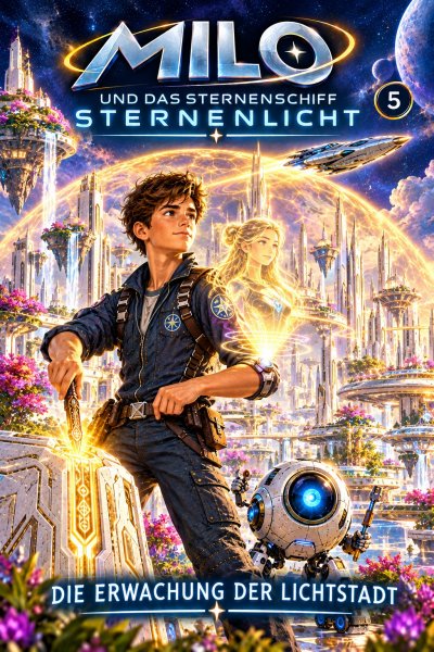 'Cover von Milo und das Sternenschiff Sternenlicht – Das Tor zur Heimatwelt'-Cover