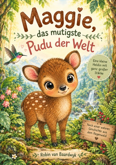 'Cover von Maggie – das mutigste Pudu der Welt'-Cover