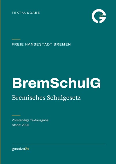 'Cover von BremSchulG – Bremisches Schulgesetz'-Cover