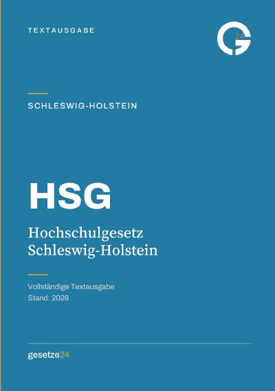 'Cover von HSG – Hochschulgesetz Schleswig-Holstein'-Cover