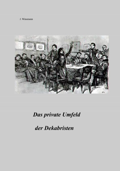 'Cover von Das private Umfeld der Dekabristen'-Cover