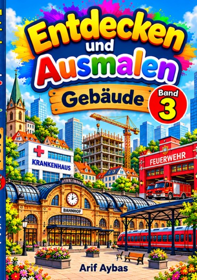 'Cover von Entdecken und Ausmalen Gebäude – Band 3'-Cover