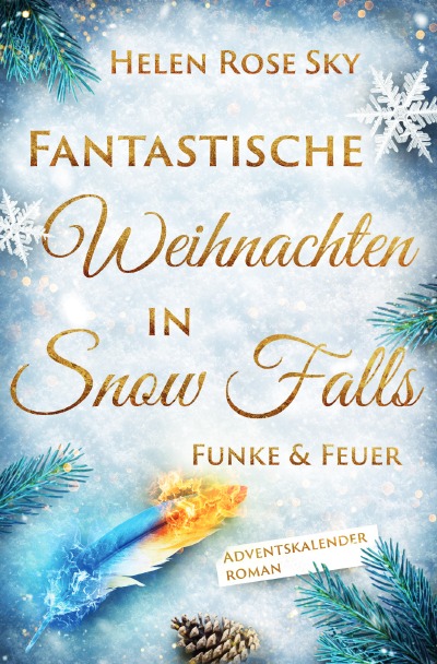 'Cover von Fantastische Weihnachten in Snow Falls: Funke & Feuer'-Cover