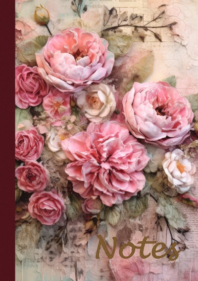 'Cover von Notizbuch Vintage Roses'-Cover