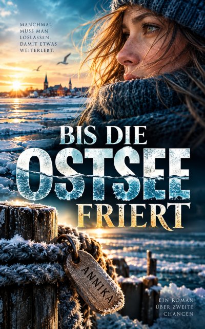 'Cover von BIS DIE OSTSEE FRIERT – Weihnachtsromanze am Meer | Ostsee Liebesroman'-Cover
