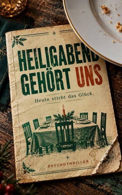 'Cover von HEILIGABEND GEHÖRT UNS – Heute stirbt das Glück | Psychothriller'-Cover