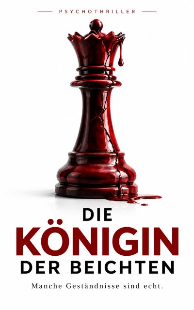 'Cover von Die Königin der Beichten – Manche Geständnisse sind echt | Psychologischer Kriminalroman'-Cover