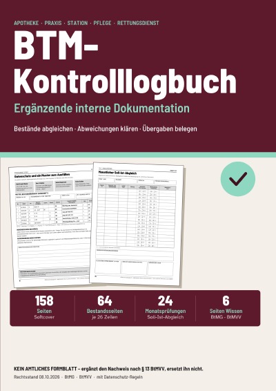 'Cover von BTM-Kontrolllogbuch'-Cover