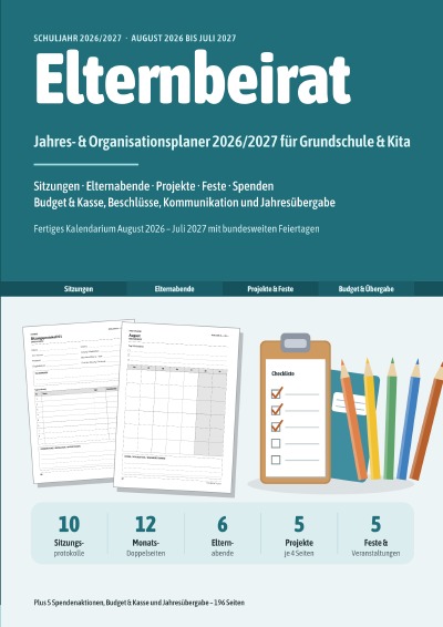 'Cover von Elternbeirat Jahres- & Organisationsplaner 2026/2027'-Cover